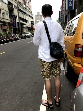 「ESPRIT（エスプリ）のアイテム（トップス）」を使った、Kenjiさん（メンズ・176cm）の秋コーディネート