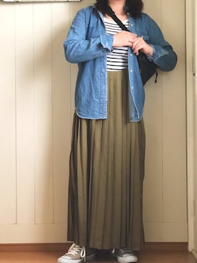 くみさん（レディース・155cm）の春コーディネート