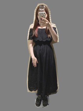 「CECIL McBEE（セシルマクビー）のアイテム（ワンピース/ドレス）」を使った、manzanas🍎さん（レディース・167cm）の秋コーディネート