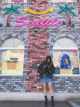 「Levi’s MADE＆CRAFTED（リーバイスメードアンドクラフテッド）のアイテム」を使った、てぃんさん（レディース・168cm）の冬コーディネート