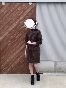 ワンピースを使った 秋服 の人気ファッションコーディネート Wear