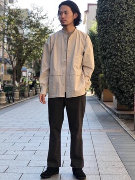「秋におすすめシャツ＆ブラウス スタイル」｜morimoto11289さん（メンズ・177cm）の秋コーディネート