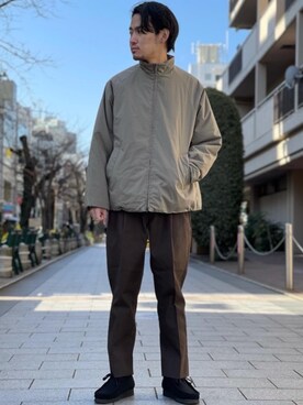 「green label relaxing（グリーンレーベルリラクシング）のアイテム（ブルゾン）」を使った、morimoto11289さん（メンズ・177cm）の春コーディネート