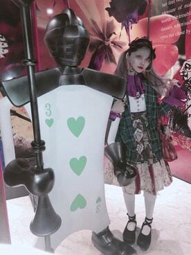 「原宿」｜「アイテム（スーツジャケット）」を使った、六禄ろく（死体）さん（レディース・160cm）の春コーディネート