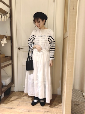「Samansa Mos2（サマンサ モスモス）のアイテム」を使った、ｎａさん（レディース・157cm）の春コーディネート