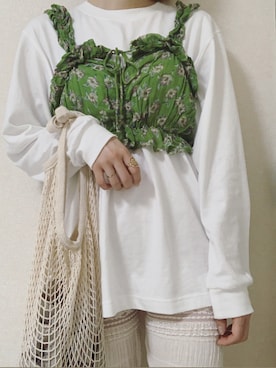 「Another Edition」｜「アイテム（バッグ）」を使った、yopiさん（レディース・165cm）の春コーディネート