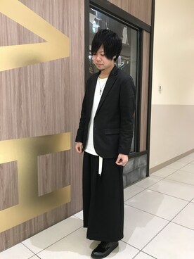 「GGD（ジージーディー）のアイテム（パンツ）」を使った、HVCあべの店さん（メンズ・173cm）の秋コーディネート