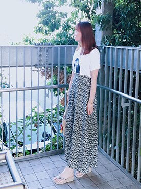 「Sand By Saya（サンドバイサヤ）のアイテム」を使った、nanaさん（レディース・170cm）の夏コーディネート