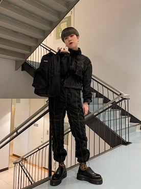 X-girl STAFFさん（レディース・158cm）の春コーディネート