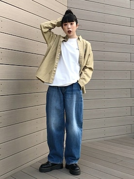 X-girl STAFFさん（レディース・162cm）の春コーディネート