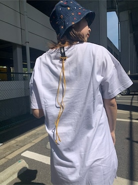 X-girl STAFFさん（レディース・151cm）の春コーディネート