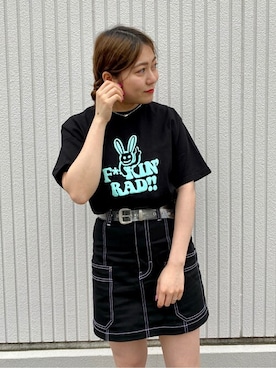 「うさぎ」｜X-girl STAFFさん（レディース・154cm）の春コーディネート