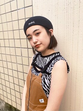 X-girl STAFFさん(レディース・166cm)の春コーディネート