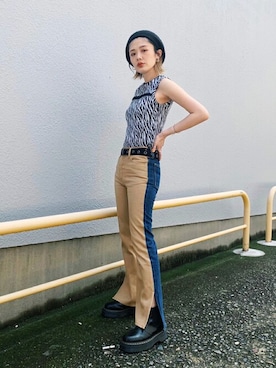 「ショートヘア」｜X-girl STAFFさん（レディース・162cm）の春コーディネート