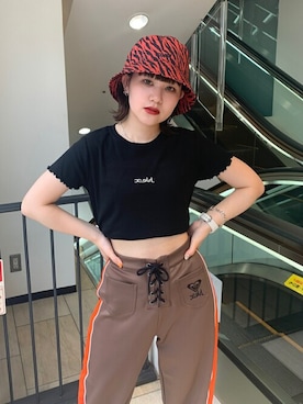 X-girl STAFFさん(レディース・148cm)の夏コーディネート