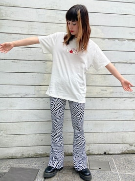 X-girl STAFFさん(レディース・162cm)の夏コーディネート