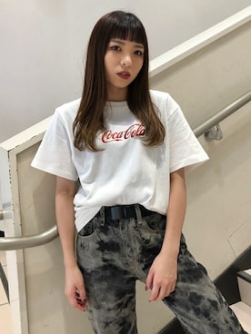 X-girl STAFFさん（レディース・150cm）の夏コーディネート
