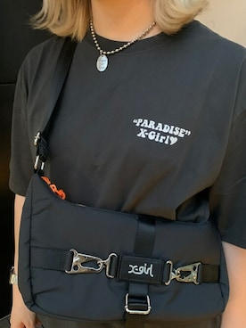 X-girl STAFFさん(レディース・158cm)の夏コーディネート