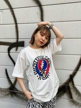 X-girl STAFFさん（レディース・145cm）の夏コーディネート