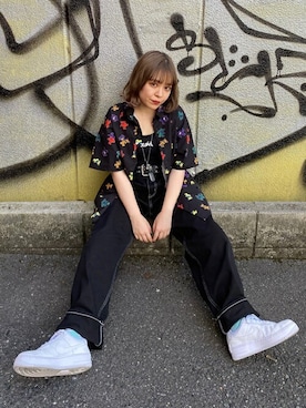 X-girl STAFFさん(レディース・145cm)の夏コーディネート