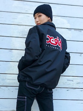 X-girl STAFFさん（レディース・158cm）の秋コーディネート