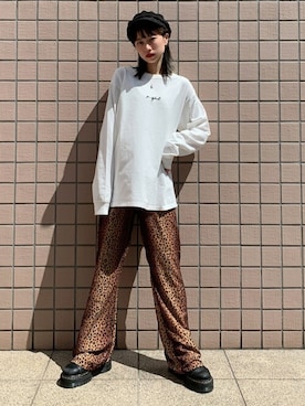 X-girl STAFFさん（レディース・157cm）の秋コーディネート