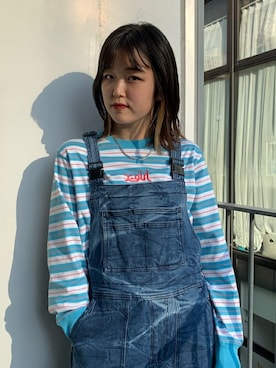 X-girl STAFFさん(レディース・159cm)の秋コーディネート