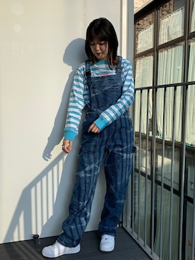 X-girl STAFFさん(レディース・159cm)の秋コーディネート
