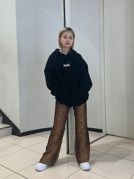 X-girl STAFFさん（レディース・148cm）の秋コーディネート