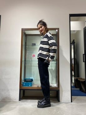 X-girl STAFFさん(レディース・165cm)の秋コーディネート