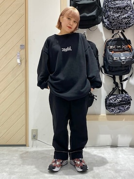 「アイテム（スニーカー、その他）」を使った、X-girl STAFFさん（レディース・145cm）の秋コーディネート