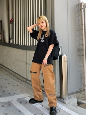 X-girl STAFFさんのコーディネート