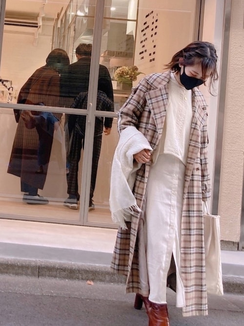 Ameri（アメリ）の「AMERI PASS CODE CHECK COAT（トレンチコート