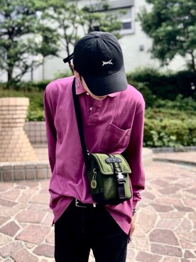 「KaneZ（ケインズ）のアイテム（キャップ）」を使った、MOTEASOさん（メンズ・180cm）の夏コーディネート