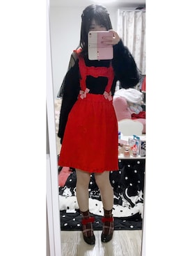 「Nile PERCH（ナイルパーチ）のアイテム（ワンピース/ドレス）」を使った、cocoa0827さん（レディース・157cm）の秋コーディネート