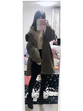 「mayla classic（マイラクラシック）のアイテム」を使った、cocoa0827さん（レディース・157cm）の冬コーディネート