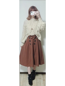 「mayla classic（マイラクラシック）のアイテム」を使った、cocoa0827さん（レディース・157cm）の春コーディネート