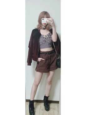 「onespo（ワンスポ）のアイテム（トップス）」を使った、cocoa0827さん（レディース・157cm）の春コーディネート