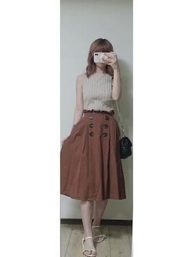 「mayla classic（マイラクラシック）のアイテム」を使った、cocoa0827さん（レディース・157cm）の夏コーディネート