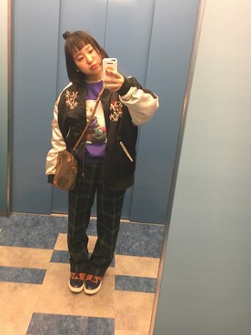 「CHARLES JOURDAN（シャルルジョルダン）のアイテム」を使った、オシアミさん（レディース・155cm）の冬コーディネート