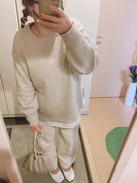 m-nさん（レディース・158cm）の冬コーディネート