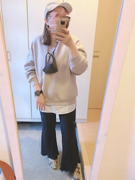 m-nさん（レディース・158cm）の冬コーディネート