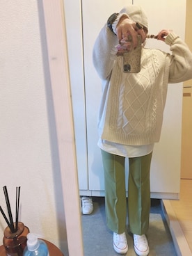 m-nさん（レディース・158cm）の冬コーディネート