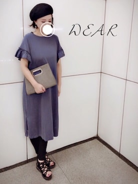 「rps（アールピーエス）のアイテム（バッグ）」を使った、＊megu＊さん（レディース・163cm）の夏コーディネート
