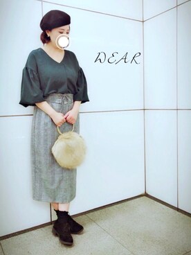 「rps（アールピーエス）のアイテム（バッグ）」を使った、＊megu＊さん（レディース・163cm）の夏コーディネート