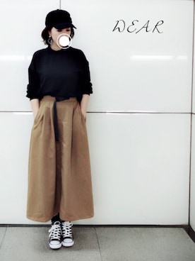 「rps（アールピーエス）のアイテム（スニーカー）」を使った、＊megu＊さん（レディース・163cm）の秋コーディネート