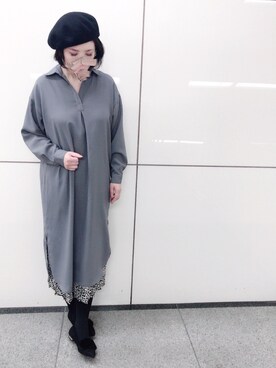 「rps（アールピーエス）のアイテム（帽子）」を使った、＊megu＊さん（レディース・163cm）の冬コーディネート