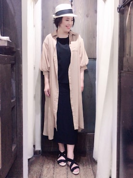 「rps（アールピーエス）のアイテム（サンダル）」を使った、＊megu＊さん（レディース・163cm）の春コーディネート