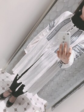 「HVC（エイチブイシー）のアイテム（パンツ）」を使った、RSYさん（レディース・148cm）の春コーディネート