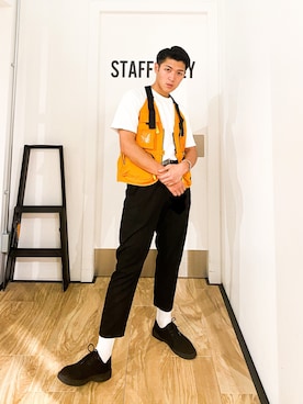 「trackpants」｜BAOさん（メンズ・172cm）の夏コーディネート